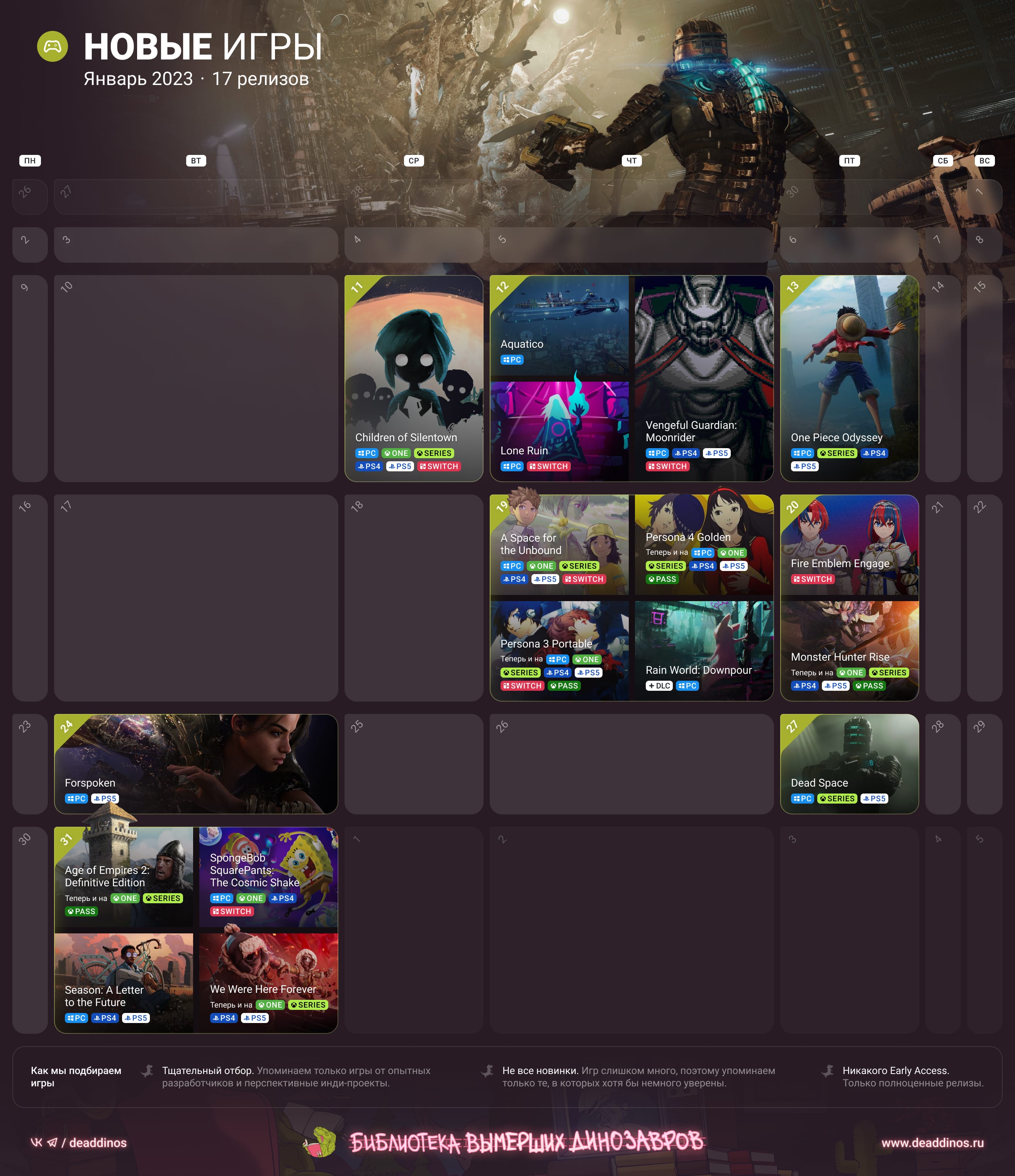 Игры — Январь 2023